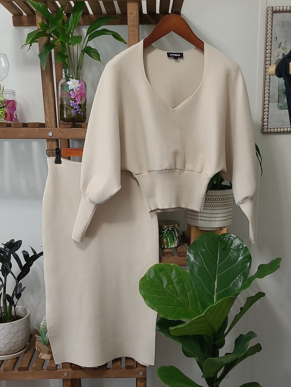 Stunning Knit Top and Skirt Set XS Top and S Skirt